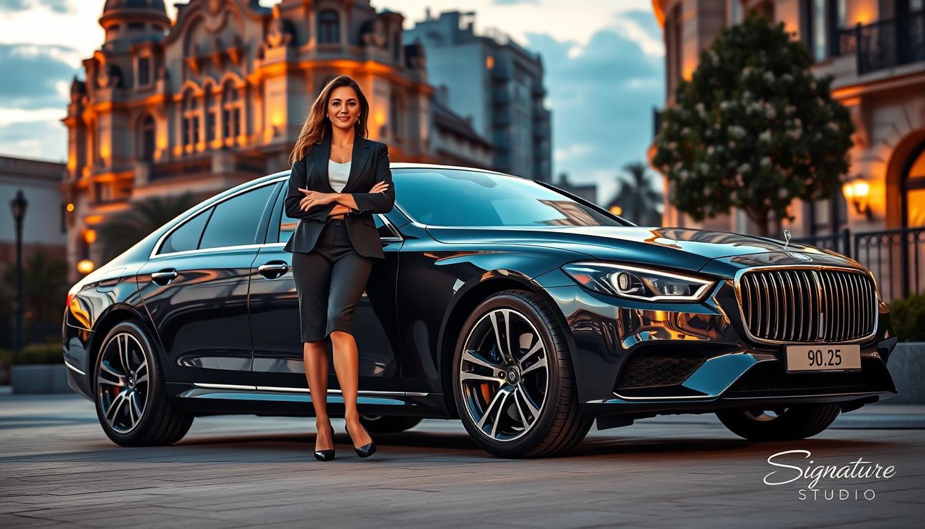 luxury car women