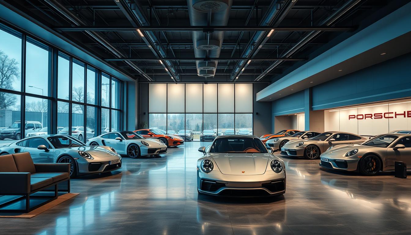 luxury sports cars garage design
