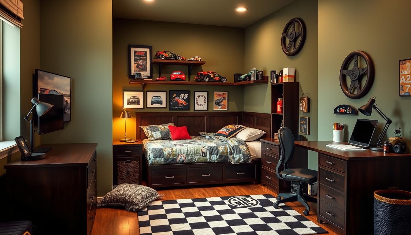 motorsports bedroom ideas